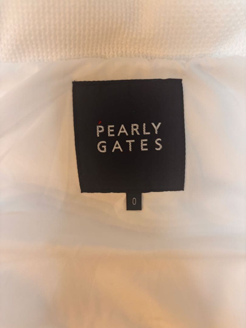 PEARLY GATES フード付きダウンベスト　サイズ0