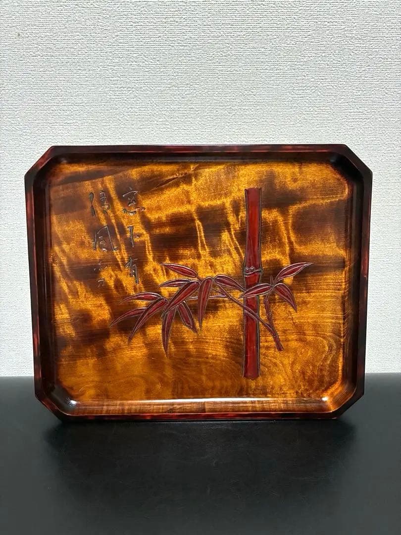 烏城彫 在銘 角盆 5枚セット