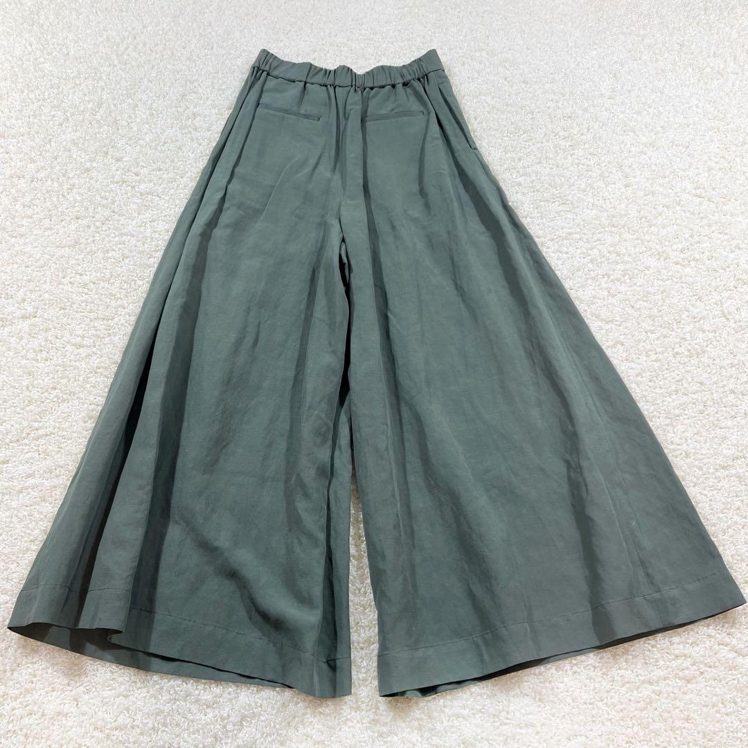SACRA サクラ リネン混 ワイドパンツ Mサイズ