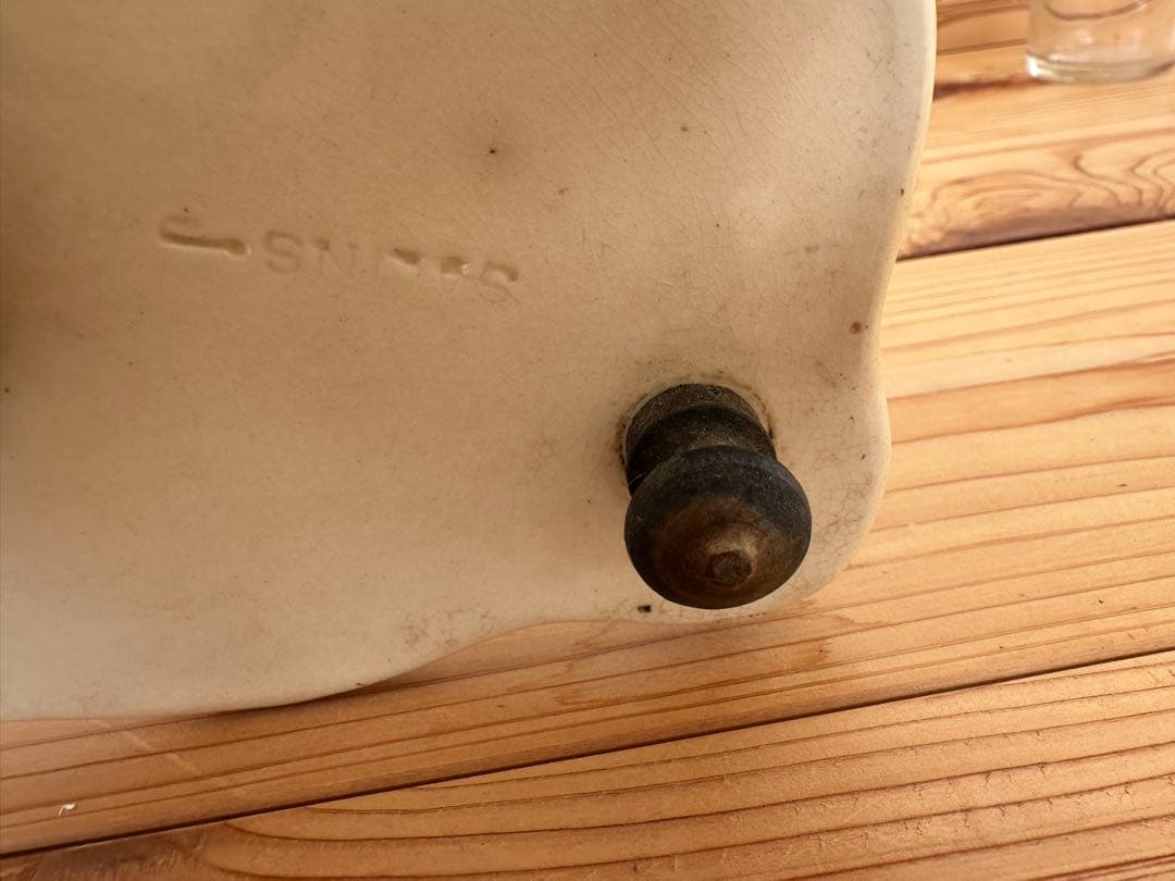 フランスアンティーク　サルグミンヌ　オイル&ビネガー　陶器フルセット　ナポレオン