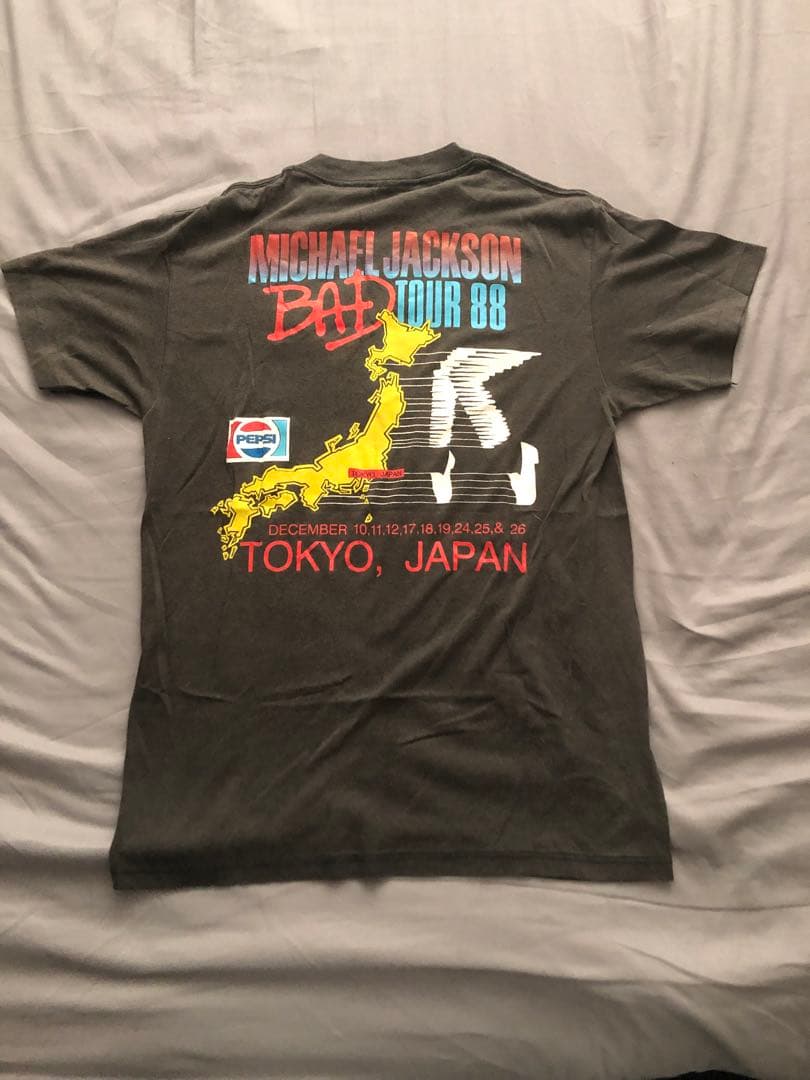 ヴィンテージ　88年　マイケルジャクソン　ツアーTシャツ