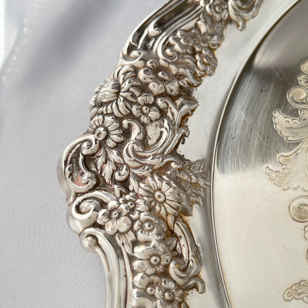 【英国】 ギャラリートレー / ドリンクトレー サークル型 37cm