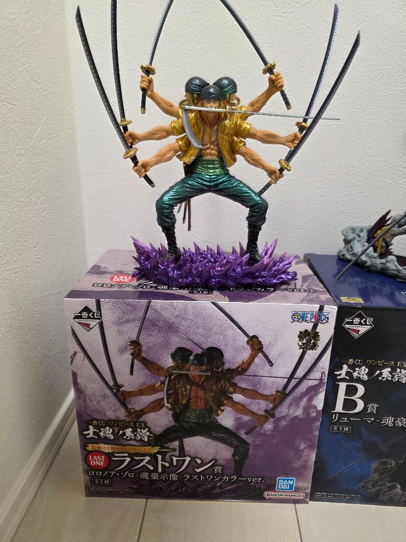 【開封品】一番くじ ワンピース EX 士魂ノ系譜 B賞C賞 ラストワン賞セット