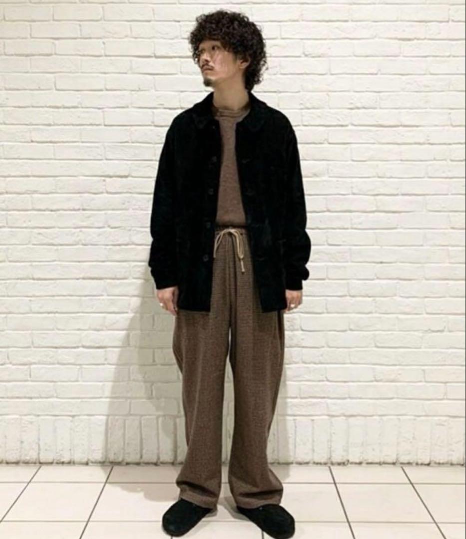 定価12万Bshop別注Sisii シシ スエードフレンチワークレザージャケット