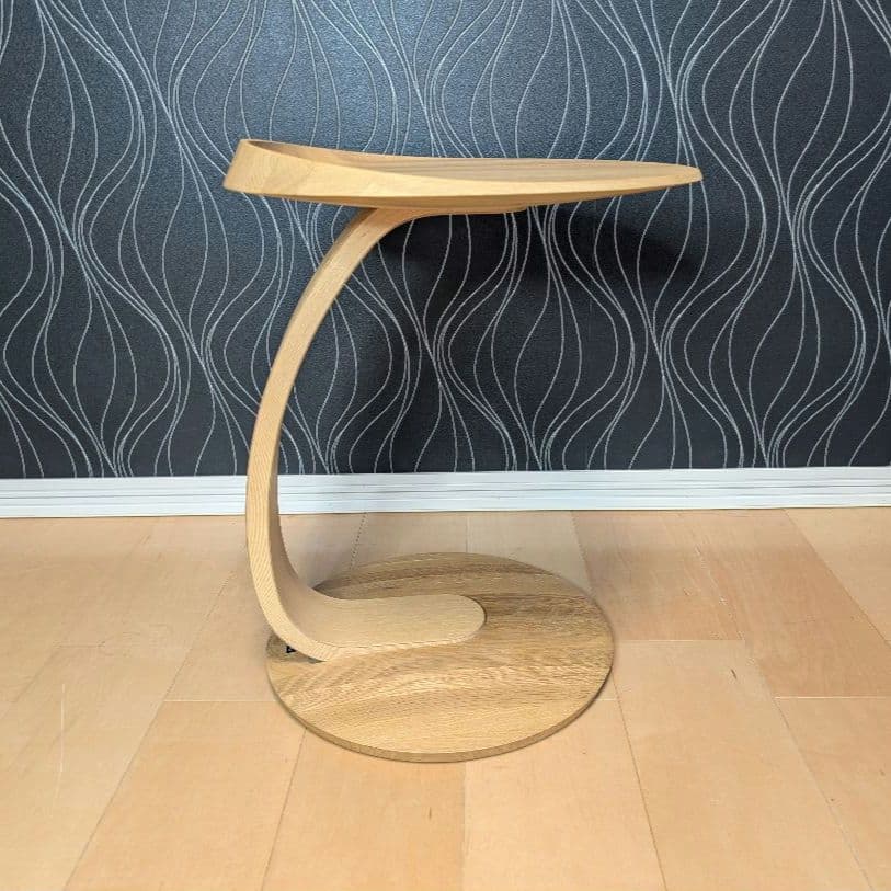 【美品】 カリモク サイドテーブル tu0102 木製 ピュアオーク