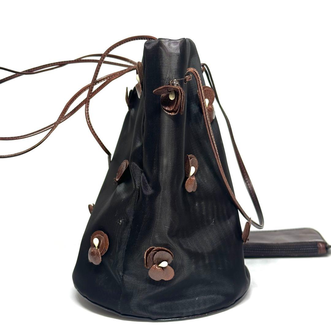 希少 PRADA プラダ メッシュバッグ フラワー アーカイブ ポーチ付き