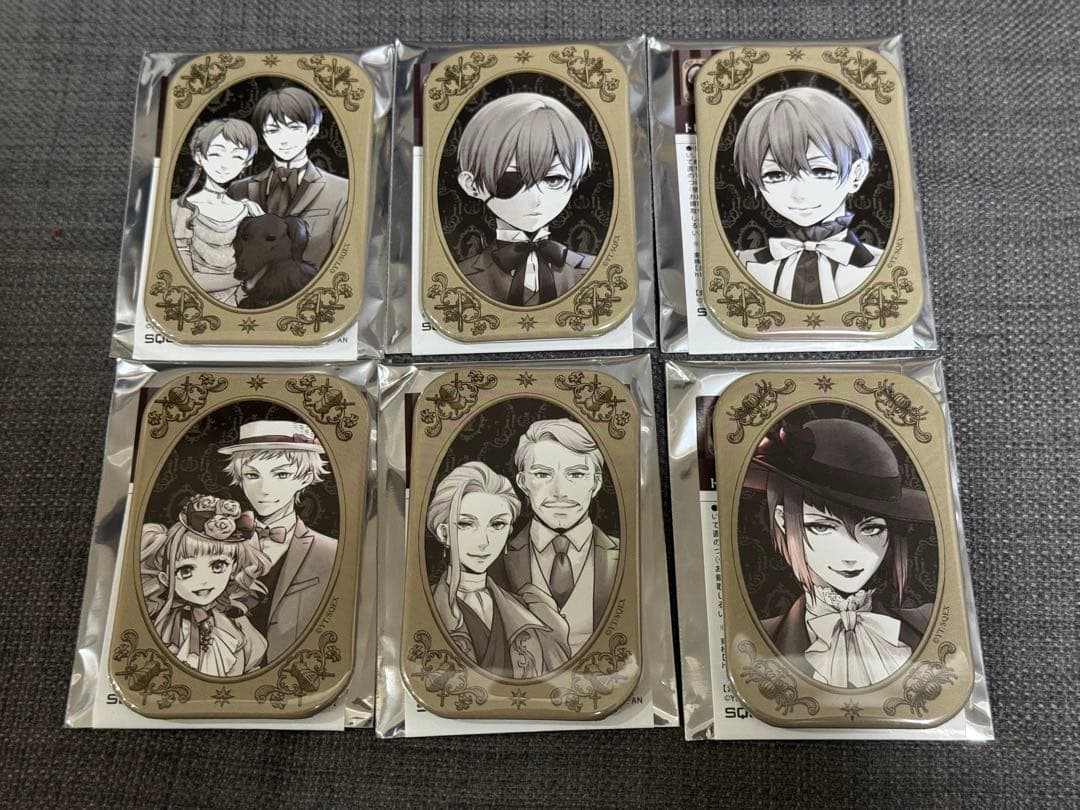 黒執事 Black Lavel 缶バッジ Rich Black シエル