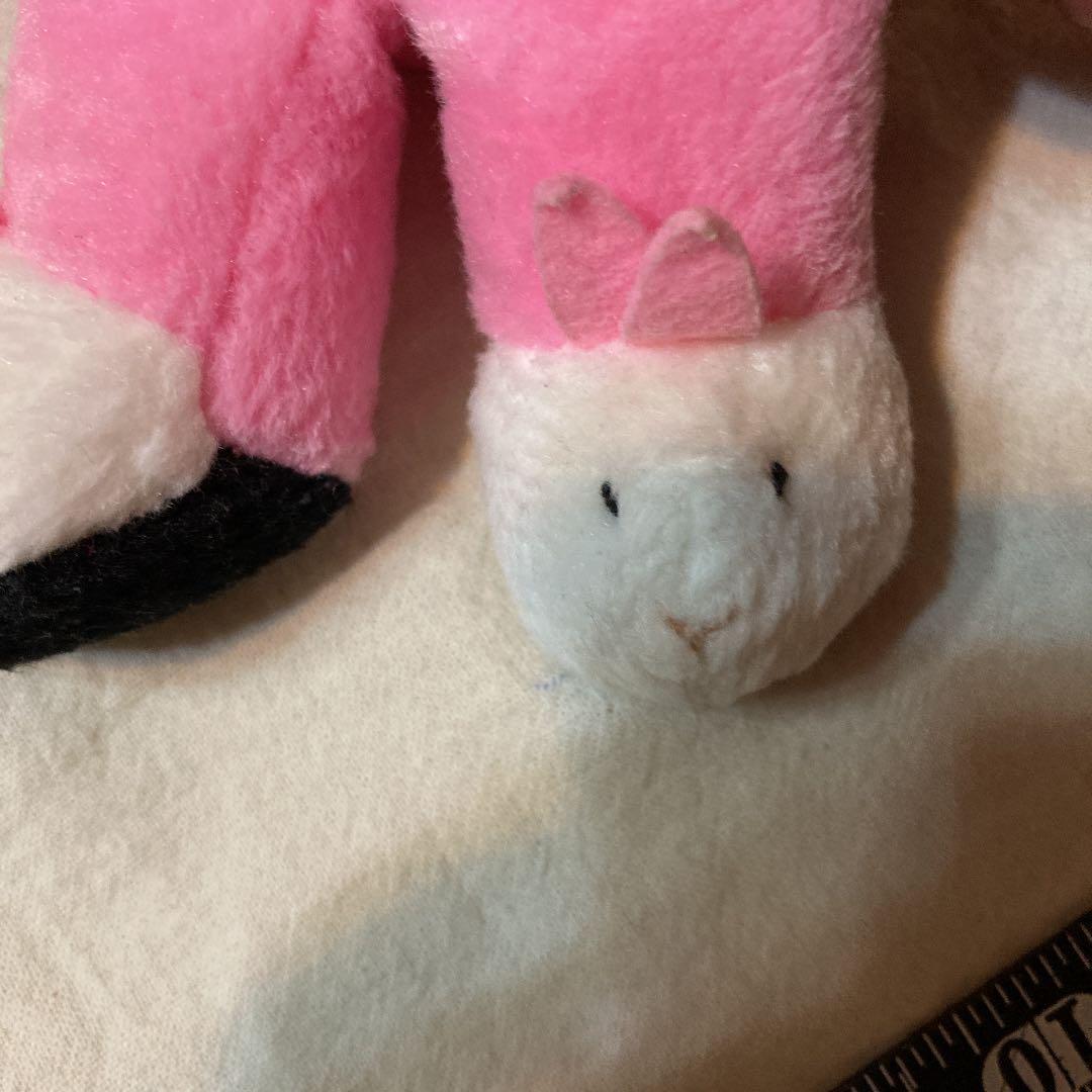 ぬいぐるみ　グレイトフルデッドベア　ピンク　うさぎ　着ぐるみ　23cm 綺麗目