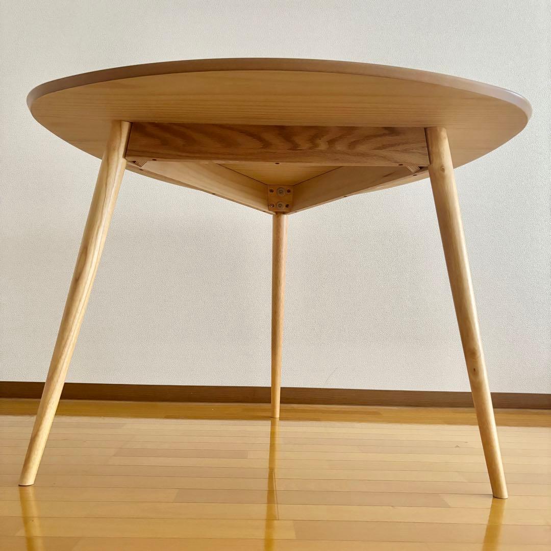 【7月27日21時迄】NOCE ダイニングテーブル 三角 オーク