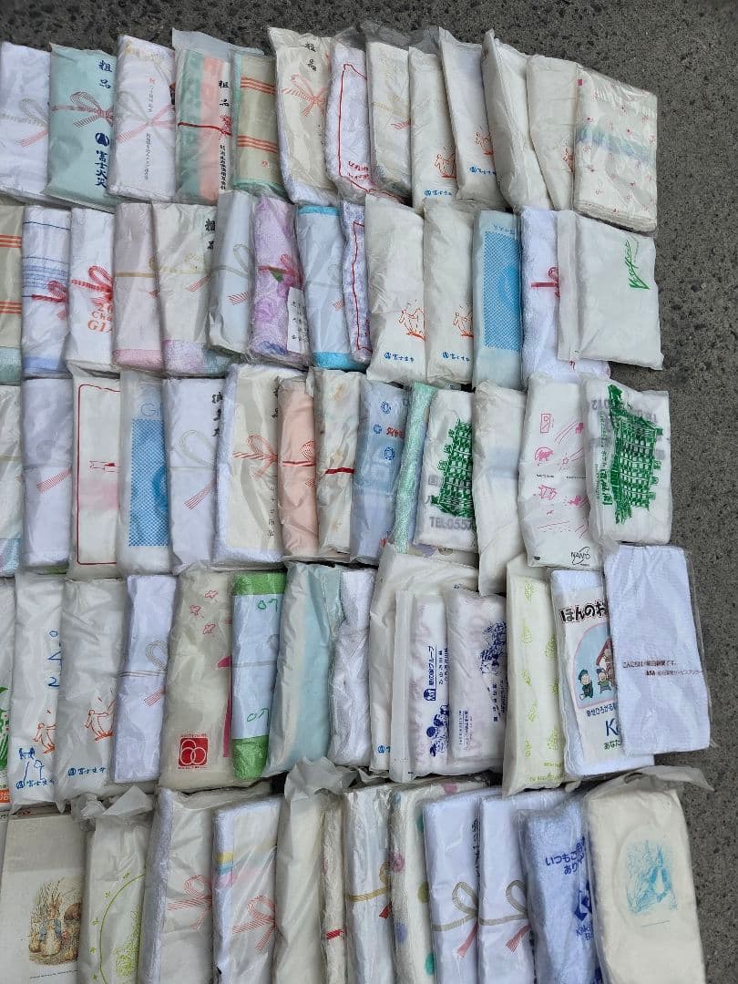 未開封未使用フェイスタオル　まとめ売り　89枚