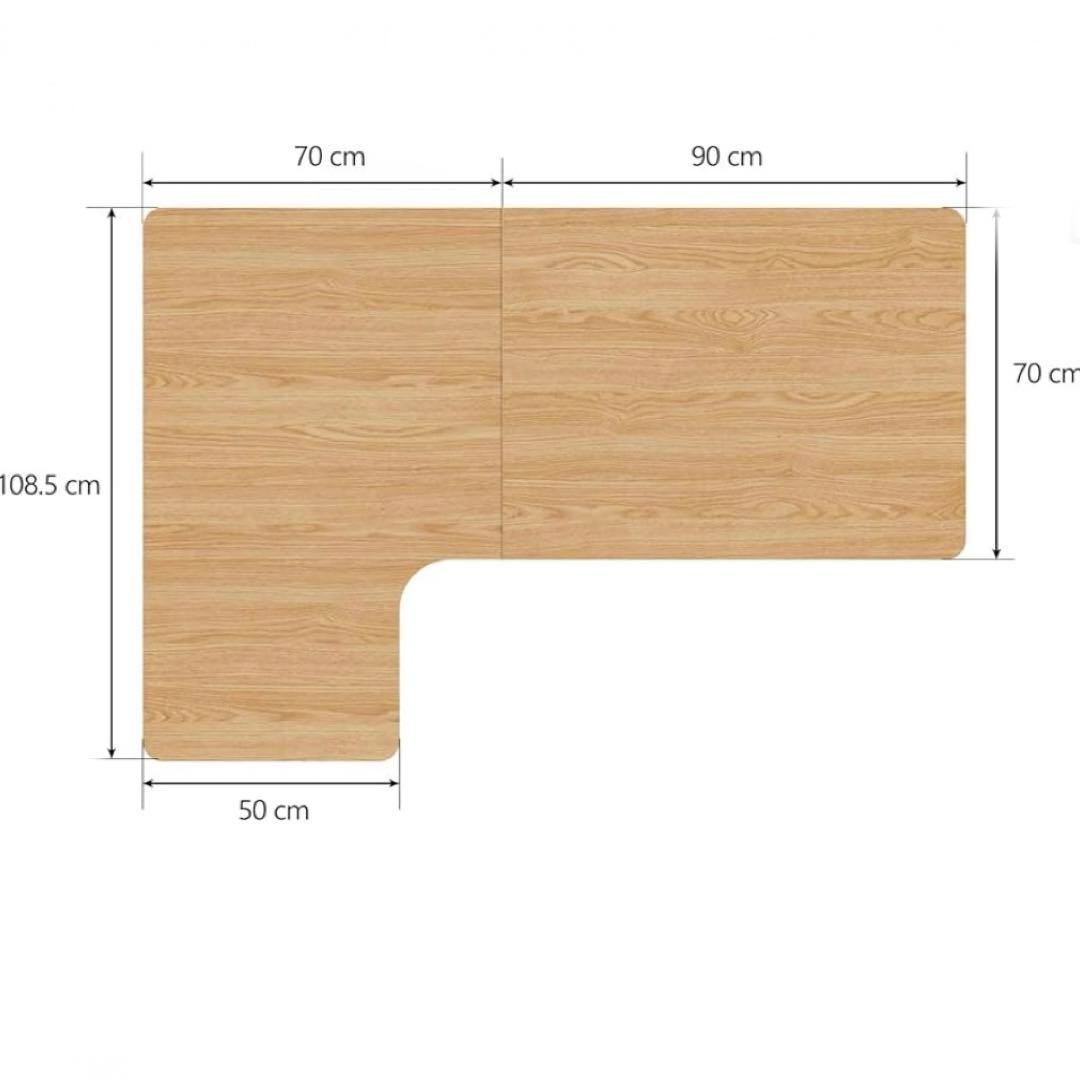 ⭐️オフィスデスク⭐️ 四本足 L字 昇降式デスク パソコンデスク 長テーブル