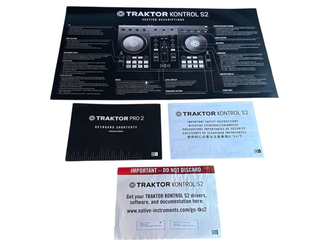 DJ機材 Native Instruments TRAKTOR KONTROL S2MK2