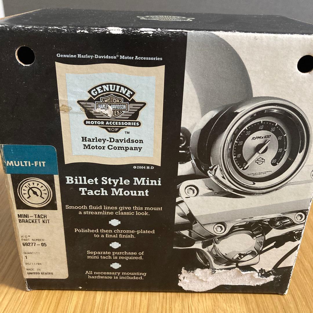 Harley-Davidson ビレットスタイル ミニタコメーター マウント