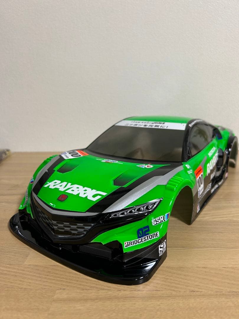 タミヤ　RAYBRIG NSX CONCEPT-GT RCカー 1/10用ボディ
