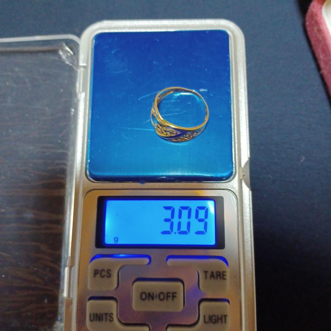 ゴールド 交差デザイン リング 約3グラム