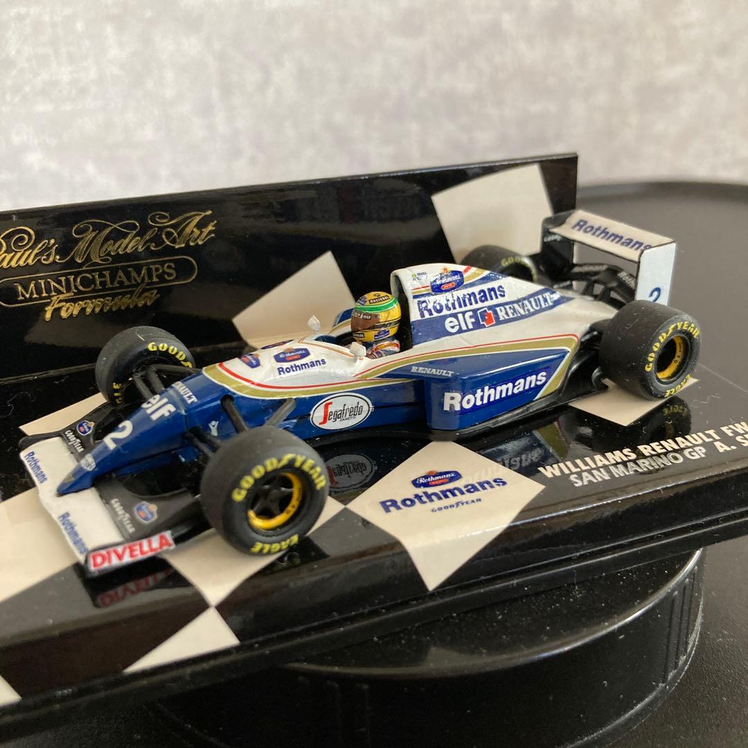 ミニチャンプス F1 ウィリアムズ FW16 ロスマンズ仕様 アイルトンセナ