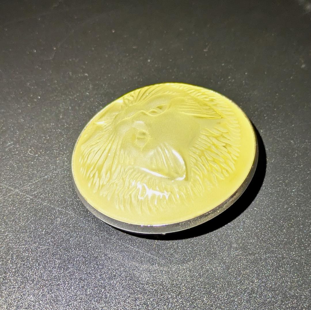 kinunekoさん専用ビンテージ★ラリック 猫ブローチ★ライトブラウン クリス