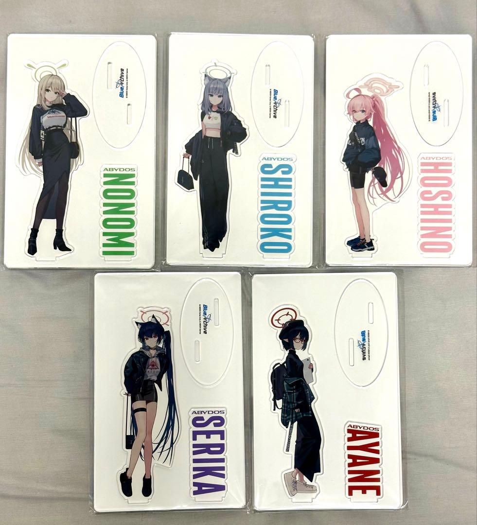 ブルアカ　アビドス peer 韓国限定アクスタ 5種セット