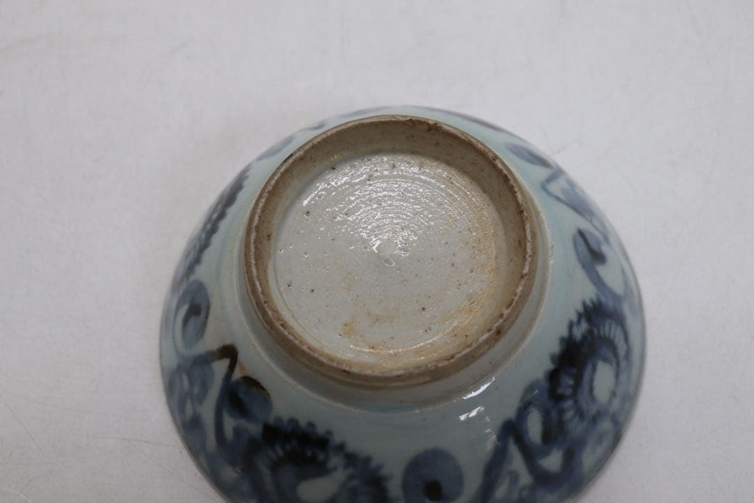 中国　明時代　染付　お碗2点　アンティーク　送料込み250827