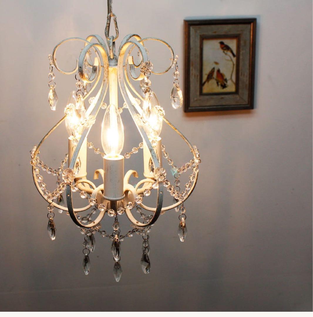 [簡易取付] ホワイトアンティーク Marielle オーブ製ペンダントライト