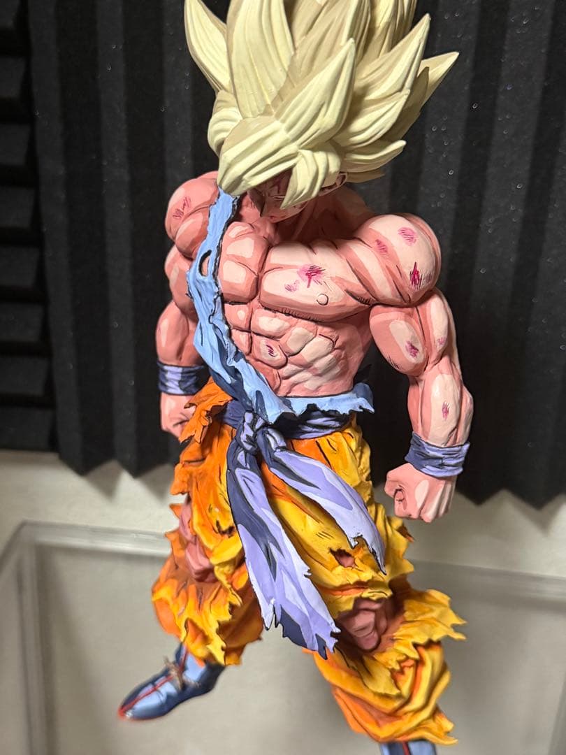 ドラゴンボール フィギュア リペイント 超サイヤ人 孫悟空 二次元彩色