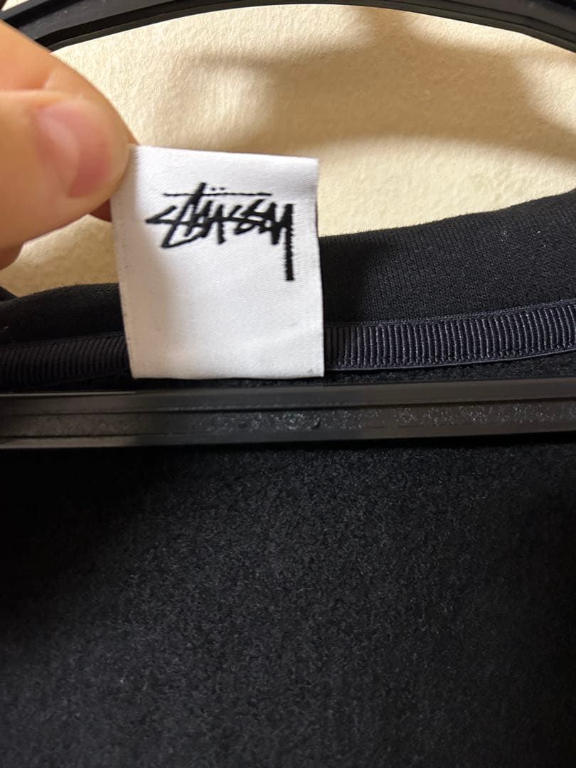 Nike x Stussy ブラック ジップアップパーカー