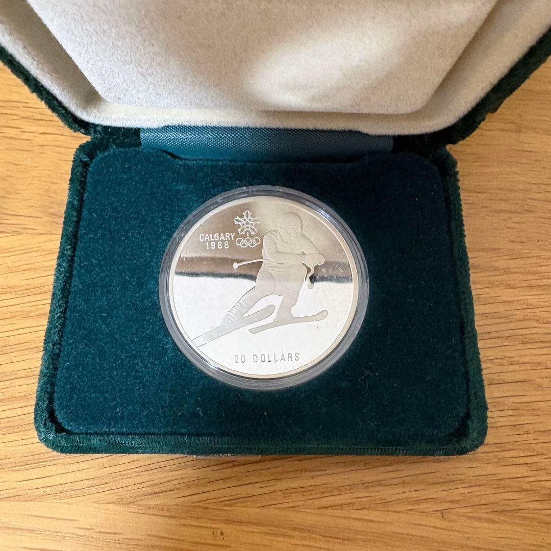 カルガリーオリンピック記念硬貨 アルペンスキー