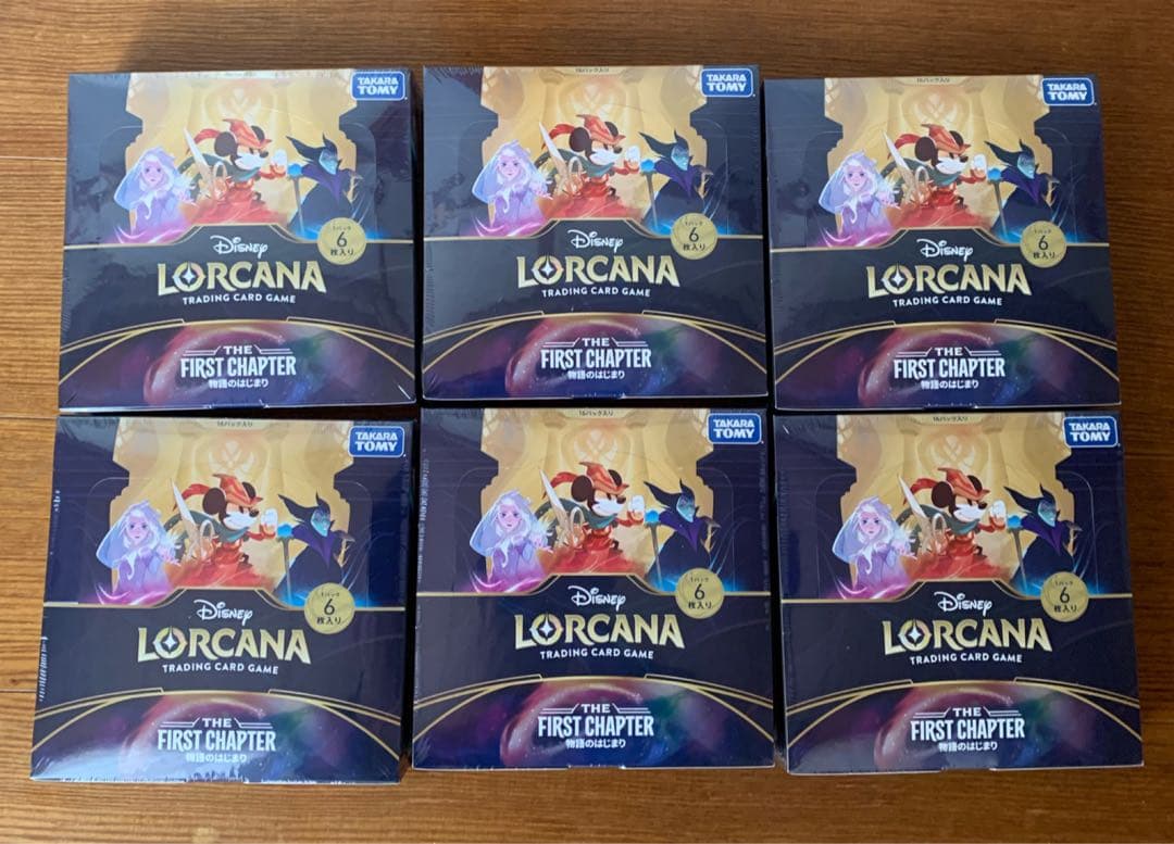 ディズニー・ロルカナ　 物語のはじまり 新品未開封シュリンク付き6box 日本語