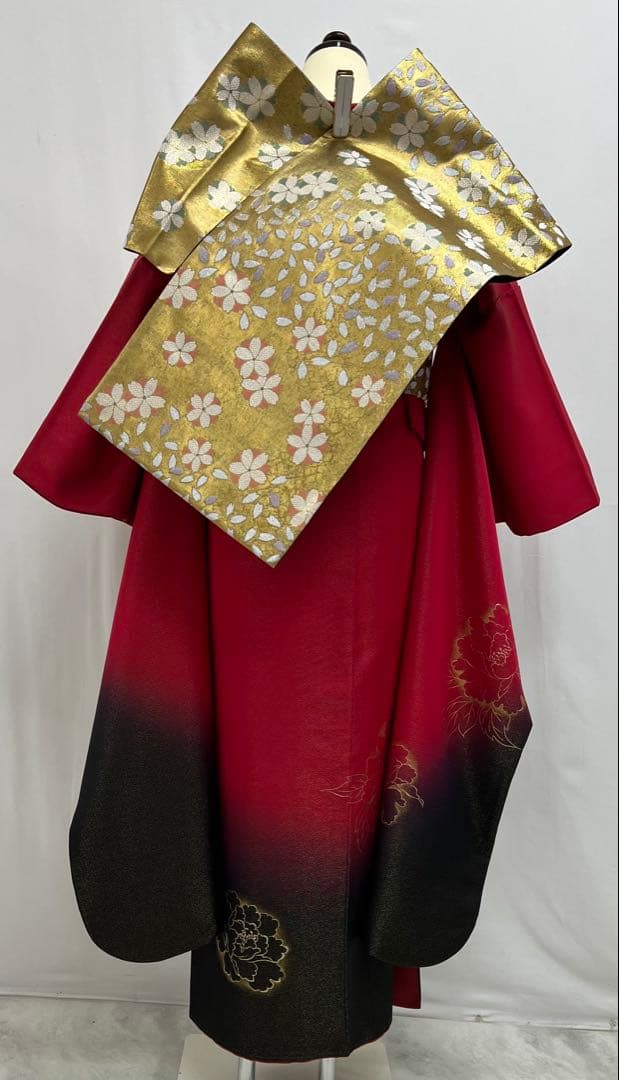 振り袖　フルセット　別誂長襦袢付　金彩加工　金通し　振袖　成人式　セット　611