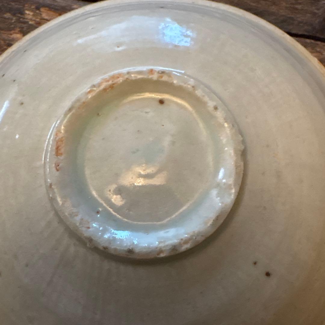 白磁❷ 口禿げの白磁の皿　中国　古玩