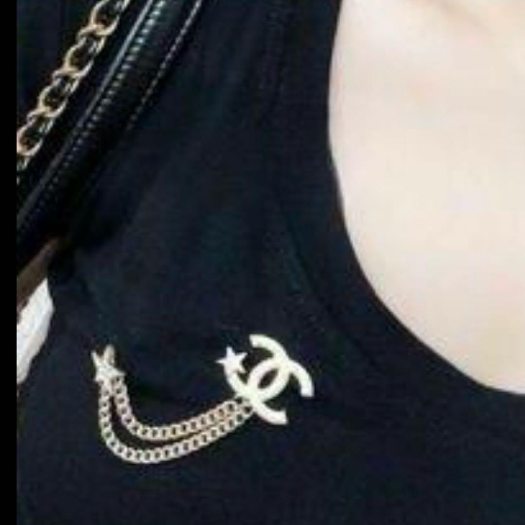 再値下！美品♪CHANELシャネル　スター　流れ星モチーフが可愛い　ブローチ