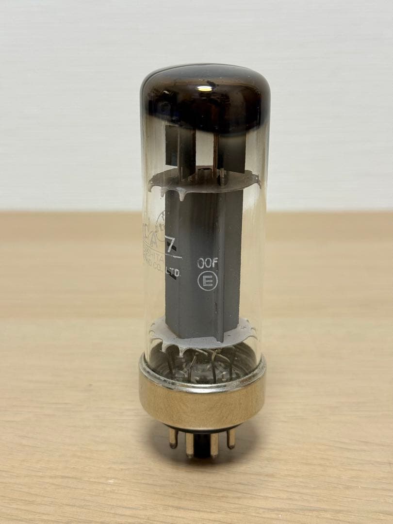 真空管　6CA7 松下　金属ベース　1本　(2)