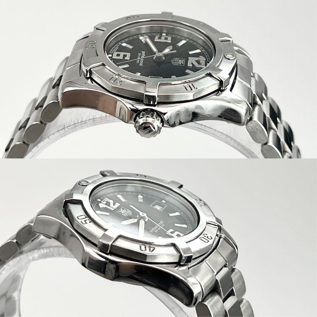 美品✨　タグホイヤー エクスクルーシブ　 WN1310ブラック文字盤　付属品有