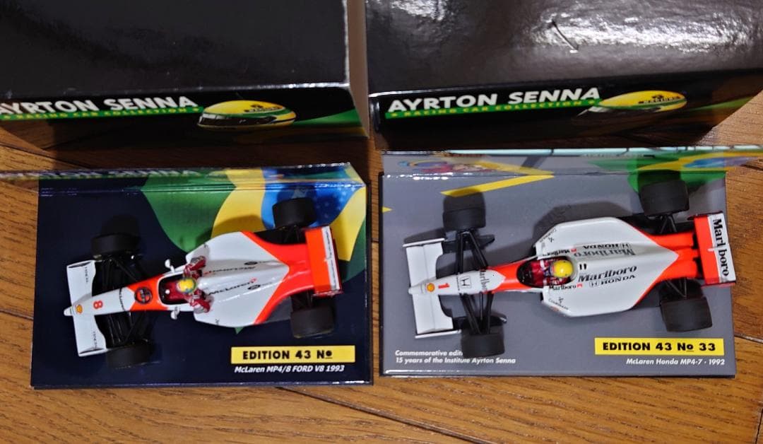 【セナコレ 4台セット 】1/43 マクラーレンMP4/4～MP4/8 全4台
