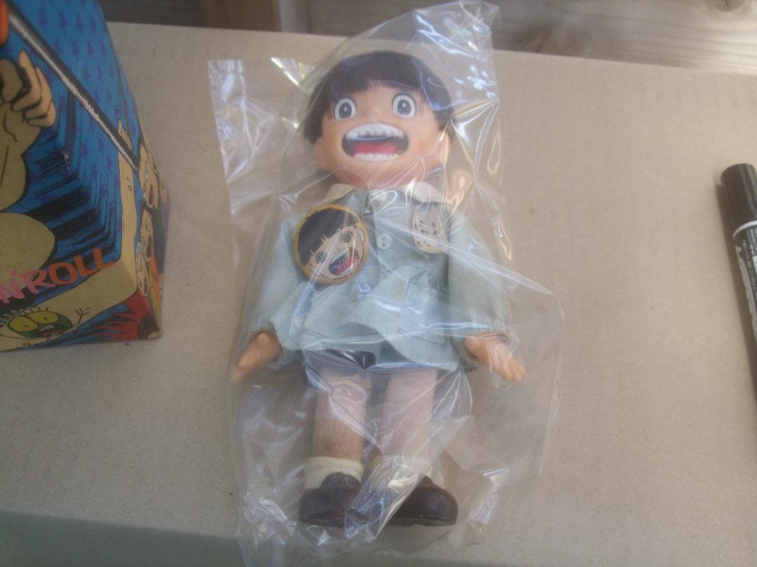 まことちゃん 人形 ソフビ★箱付き★ あんそにいポピー★楳図かずお