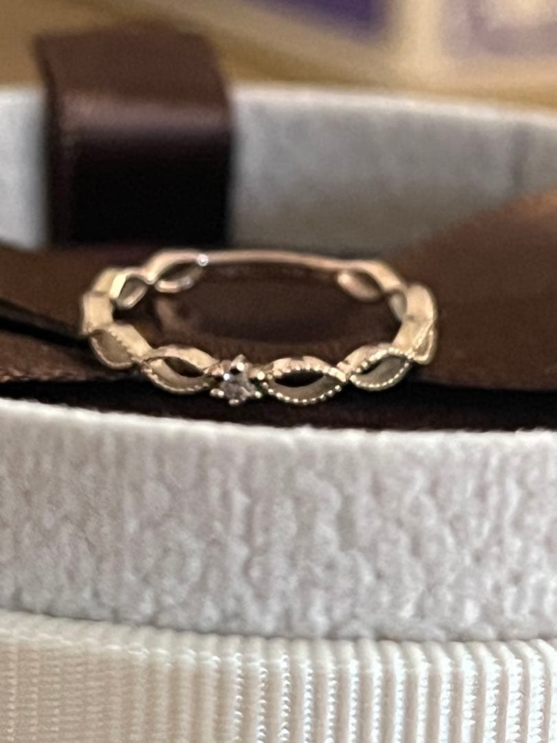 orefice オレフィーチェ K18PGシンディリングダイヤモンド