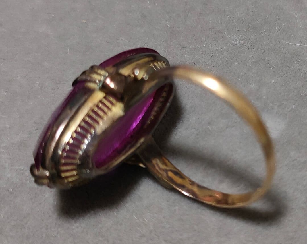 レトロヴィンテージk18リング