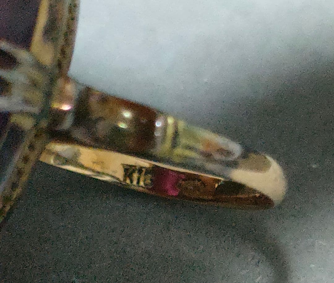 レトロヴィンテージk18リング