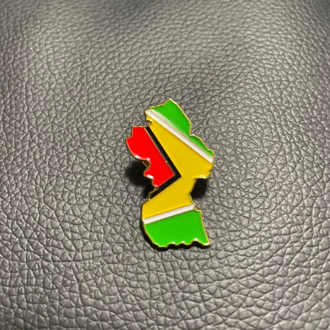 激レア！万博　ガイアナ　ピンバッジ　大阪関西万博　コモンズ