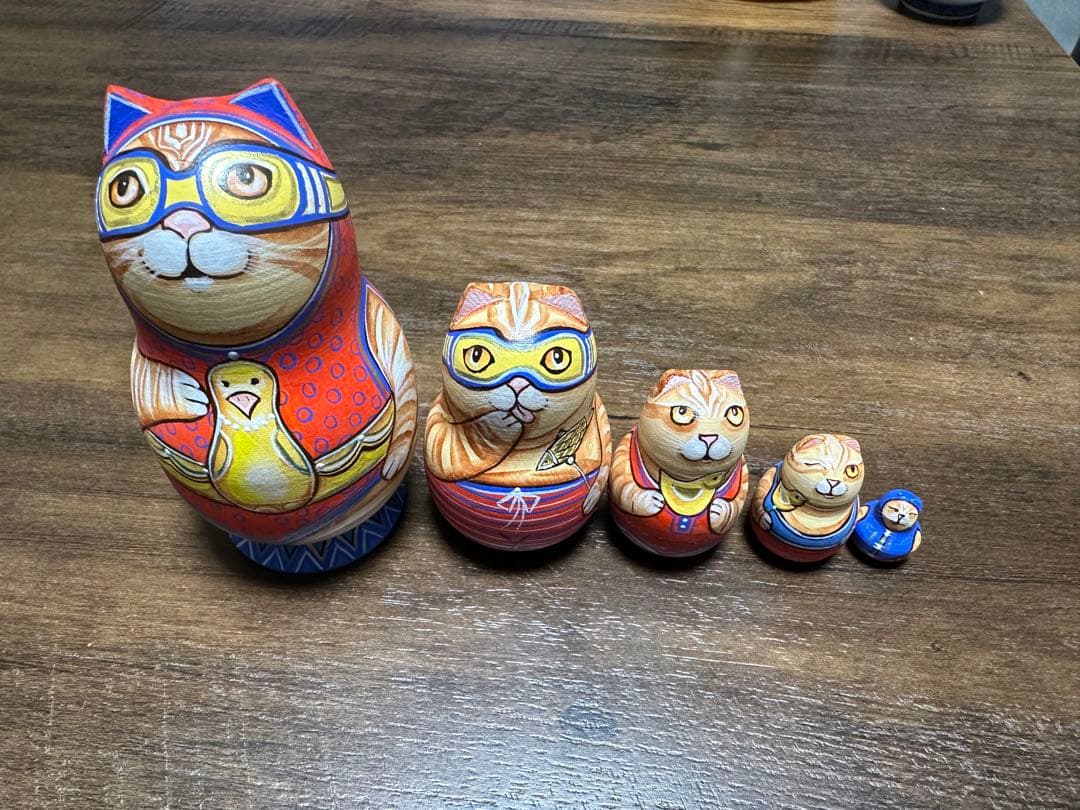 マトリョシカ　猫