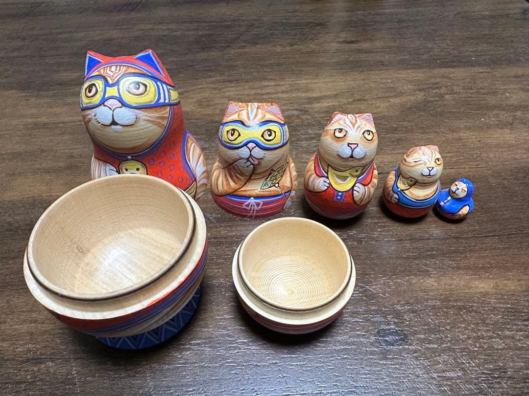 マトリョシカ　猫