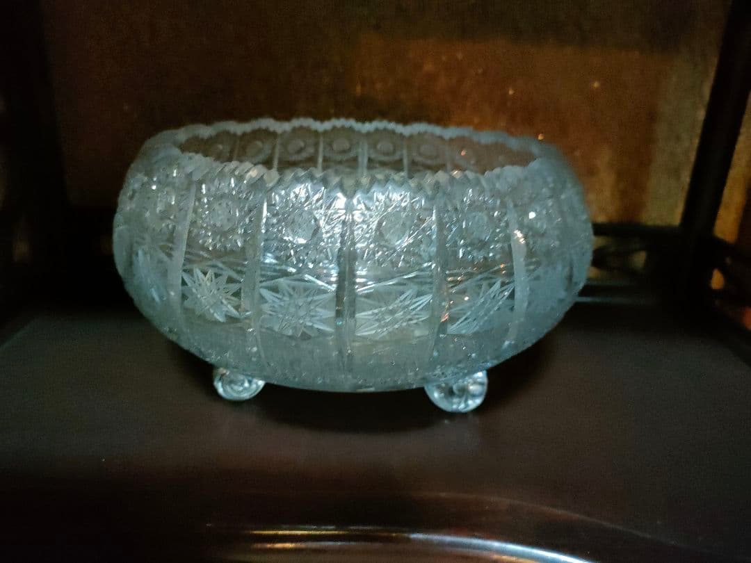 【高級】クリスタル　小物入れ