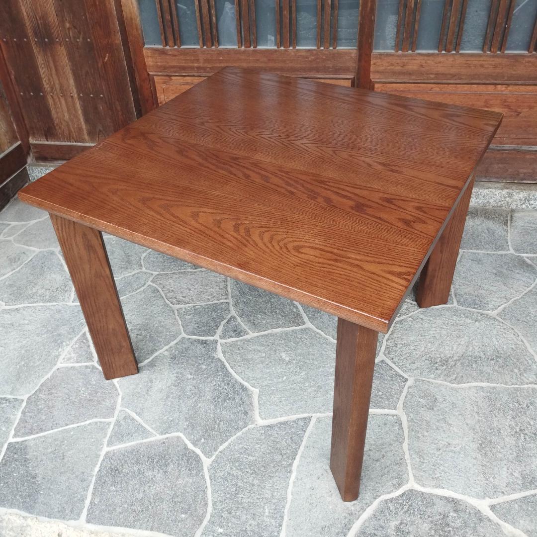 飛騨産業　キツツキマーク　ダイニングテーブル　オーク材　無垢材　ALMO アルモ