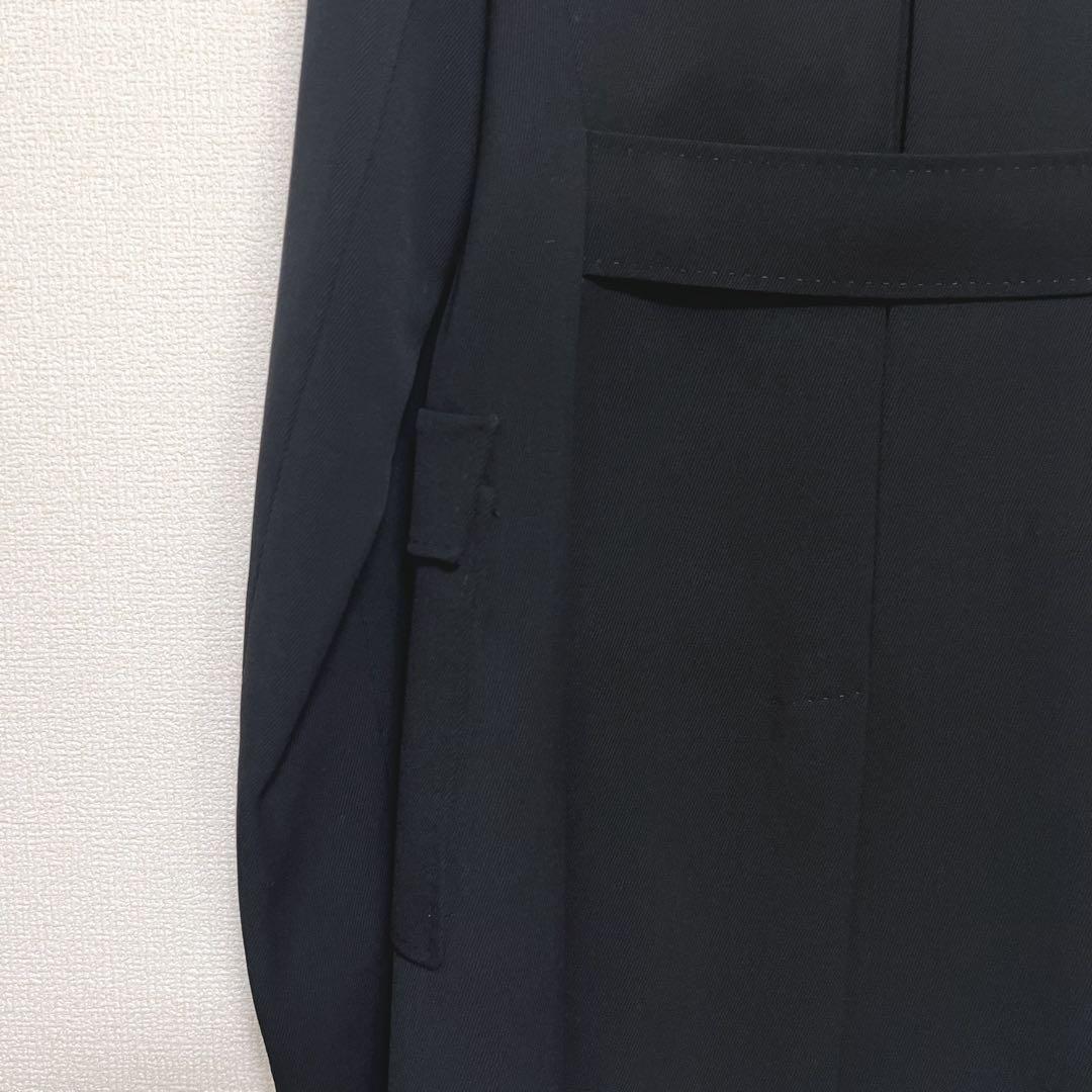 バレンシアガ ロングコート　ブラック