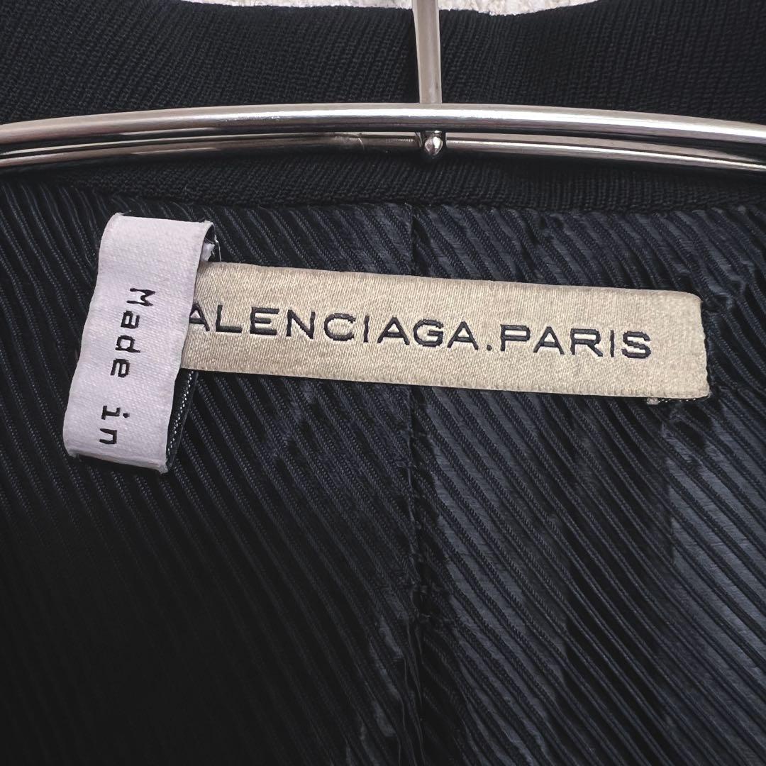 バレンシアガ ロングコート　ブラック