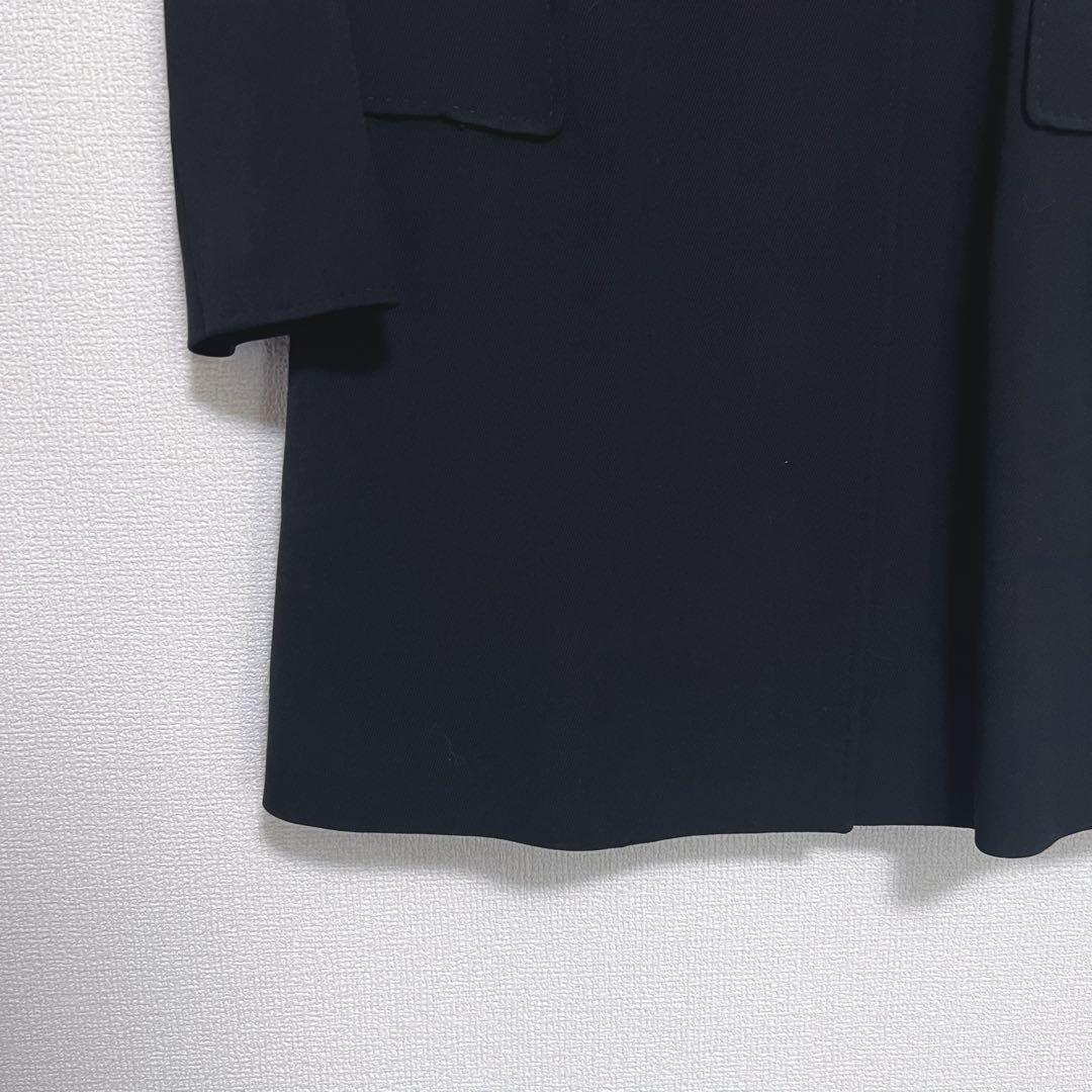 バレンシアガ ロングコート　ブラック