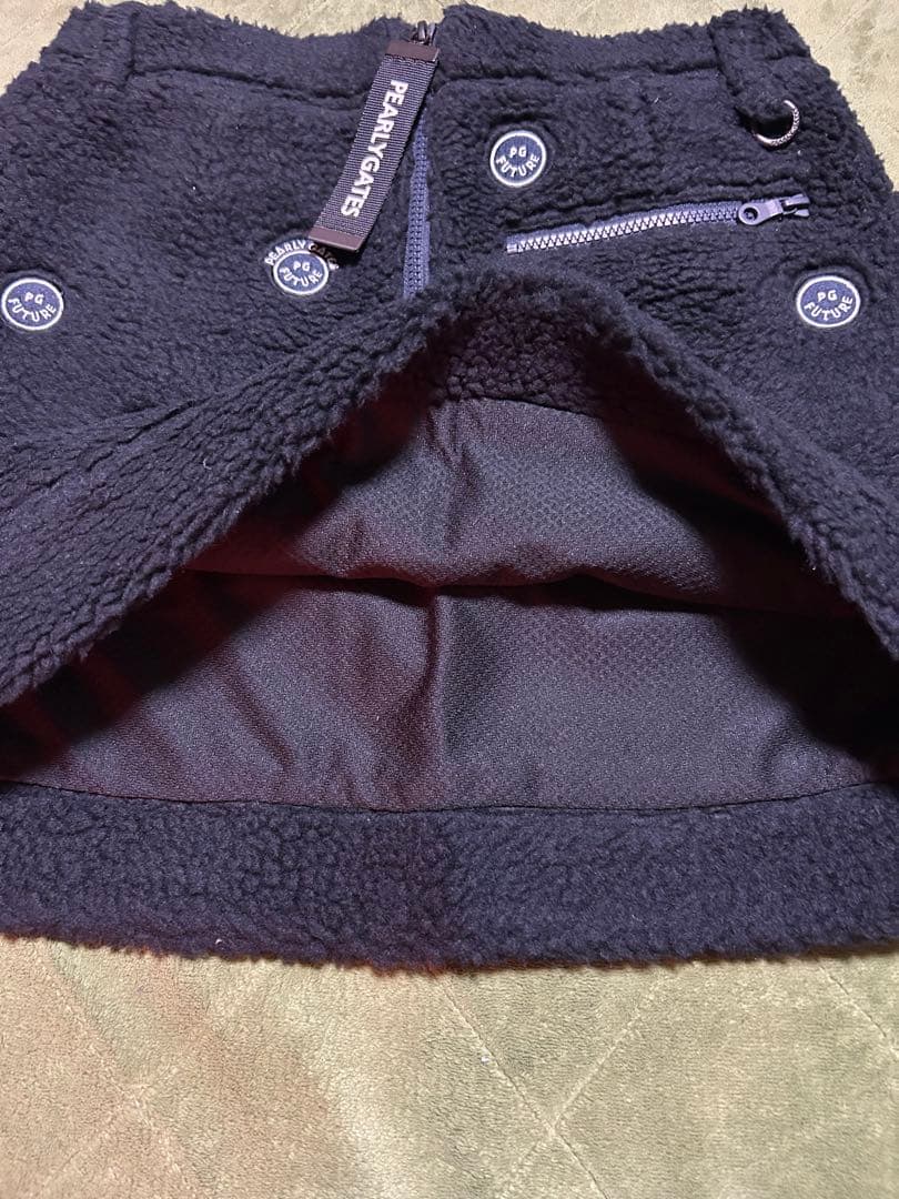 PEARLY GATES ネイビー ボアスカート