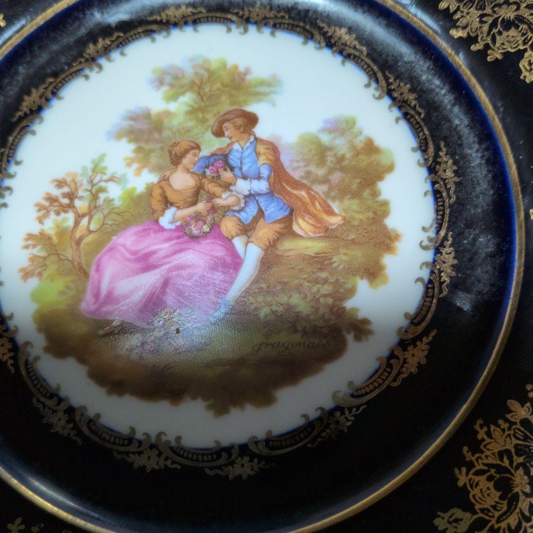 Limoges 陶磁器皿 花柄