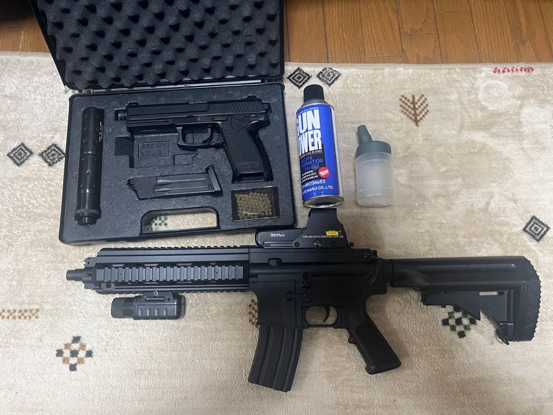 SOCOM MK23と18禁電動ガンのサバゲーセット!!