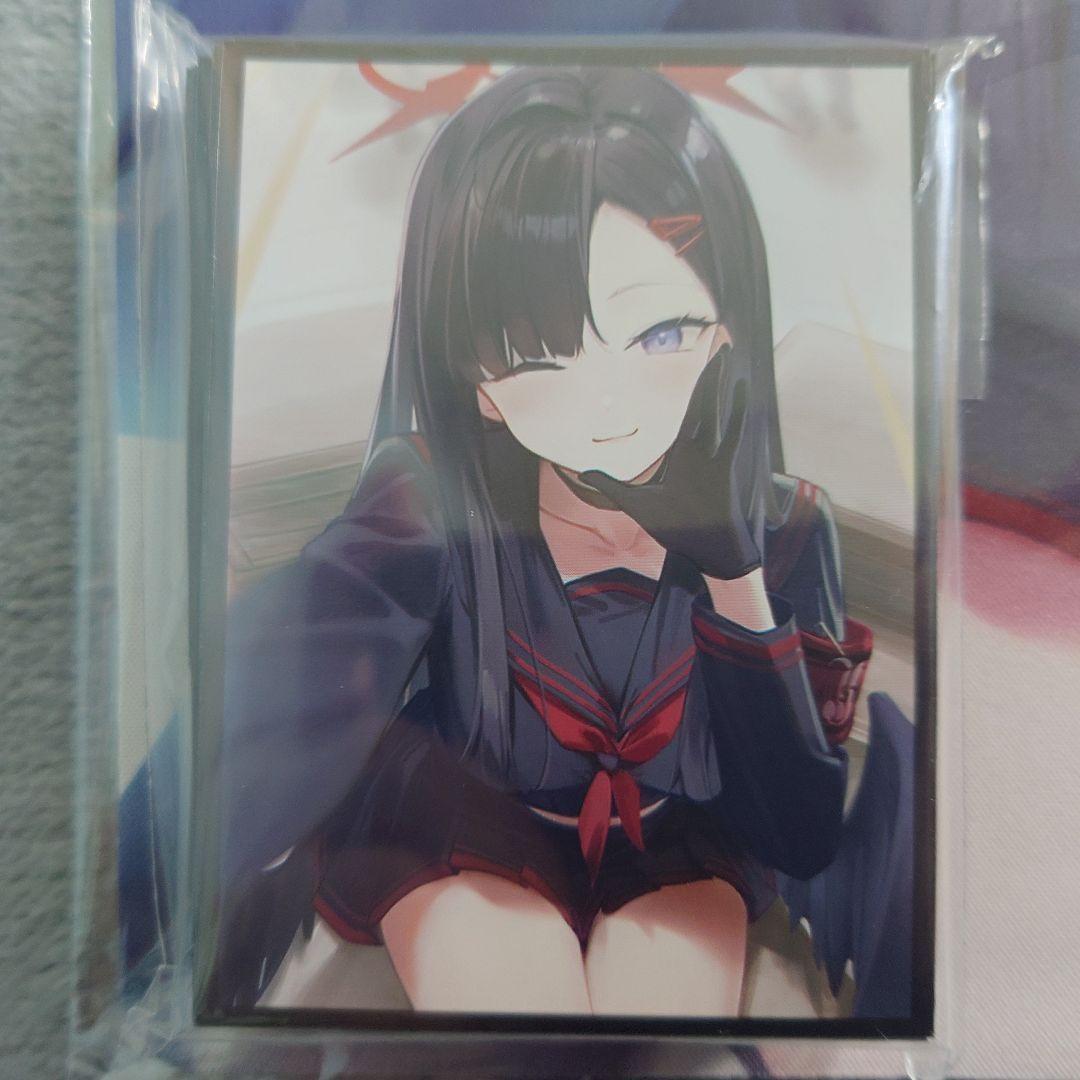 α1 ブルーアーカイブ 猫&制服&ペイント 仲正イチカ スリーブ&プレイマット